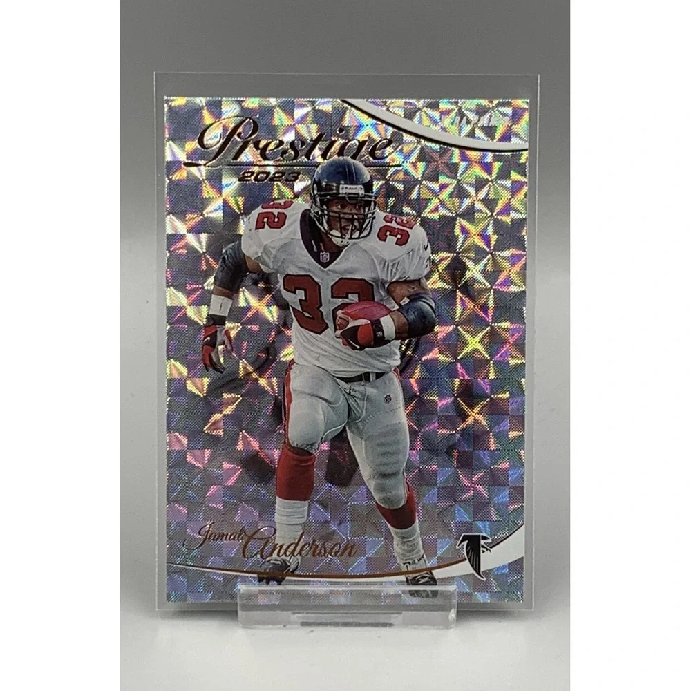 Jamal Anderson 2023 Prestige Xtra Points Sunburst parallel‎ #14 Atlanta Falcons